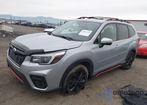 2021 Subaru Forester Sport из США, поврежденный, VIN JF2SKARC4MH442729